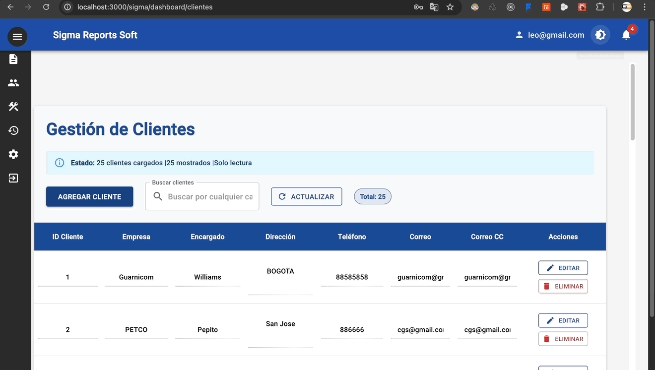 Web APP Sigma
